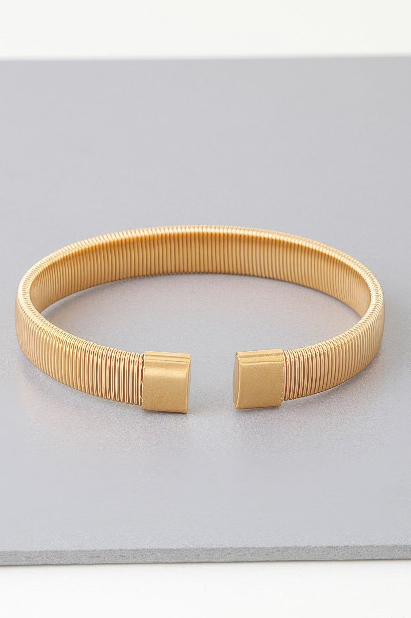 Multi Ribbed Cuff Bracelet