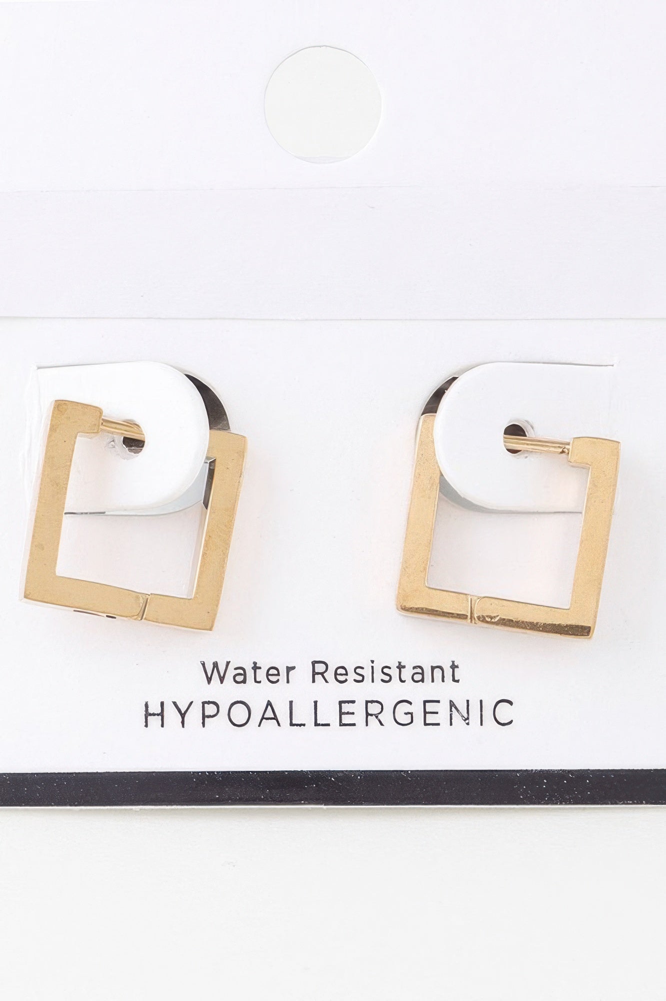 Shiny Cubic Hoop Earrings