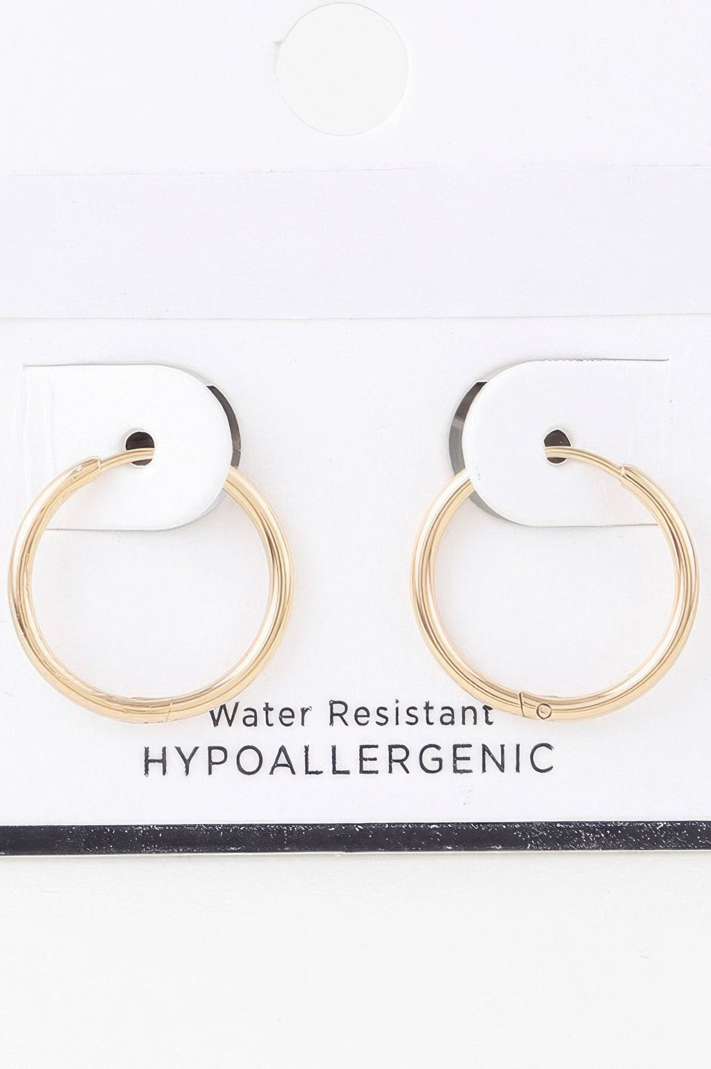 Classic Shiny Hoop Earrings