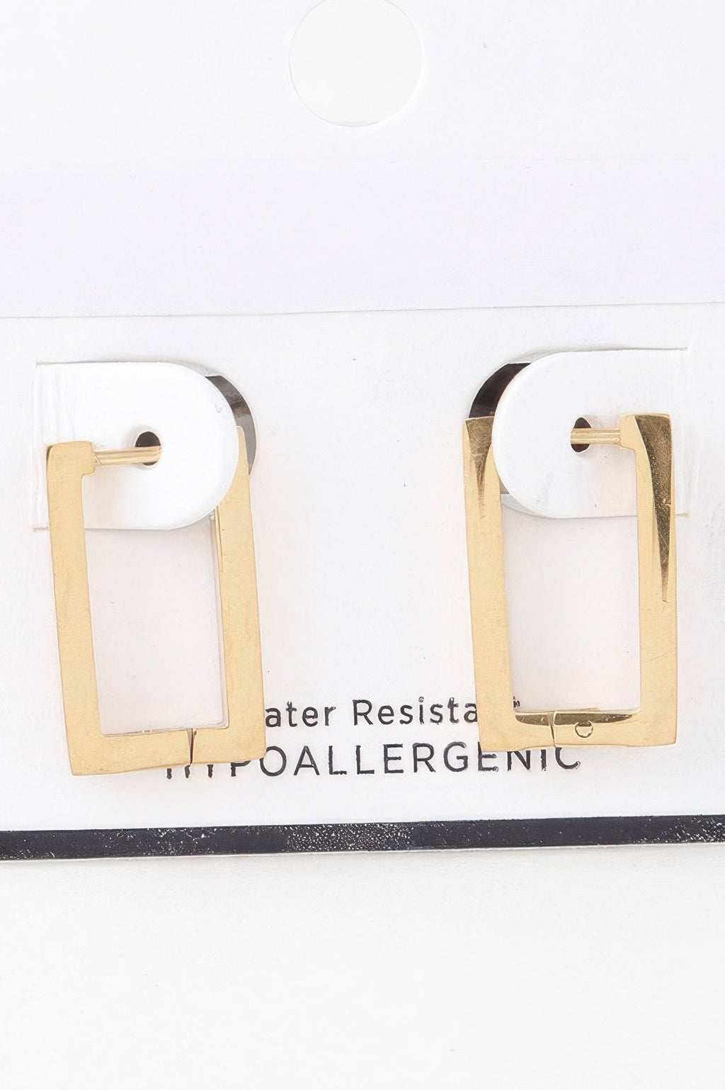 Delicate Frame Hoop Earrings