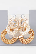 Multi Triple Weaved Hoop Earrings Set