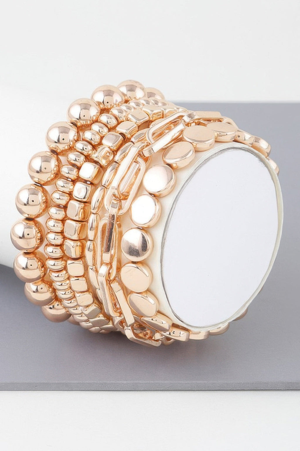 Multi Bead N Chain Bracelet