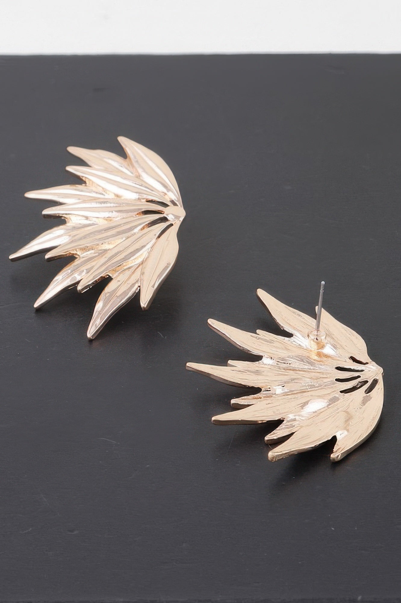 Flared Petal Wing Earrings
