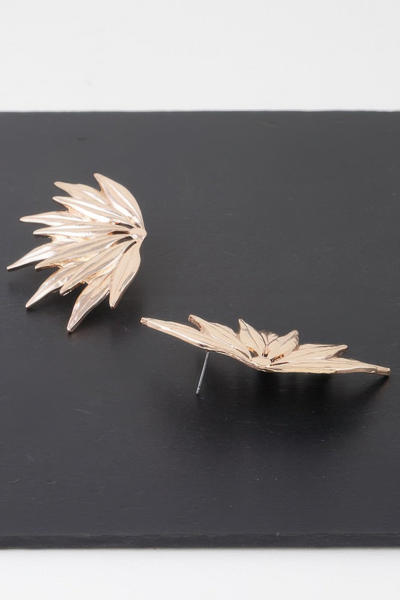 Flared Petal Wing Earrings