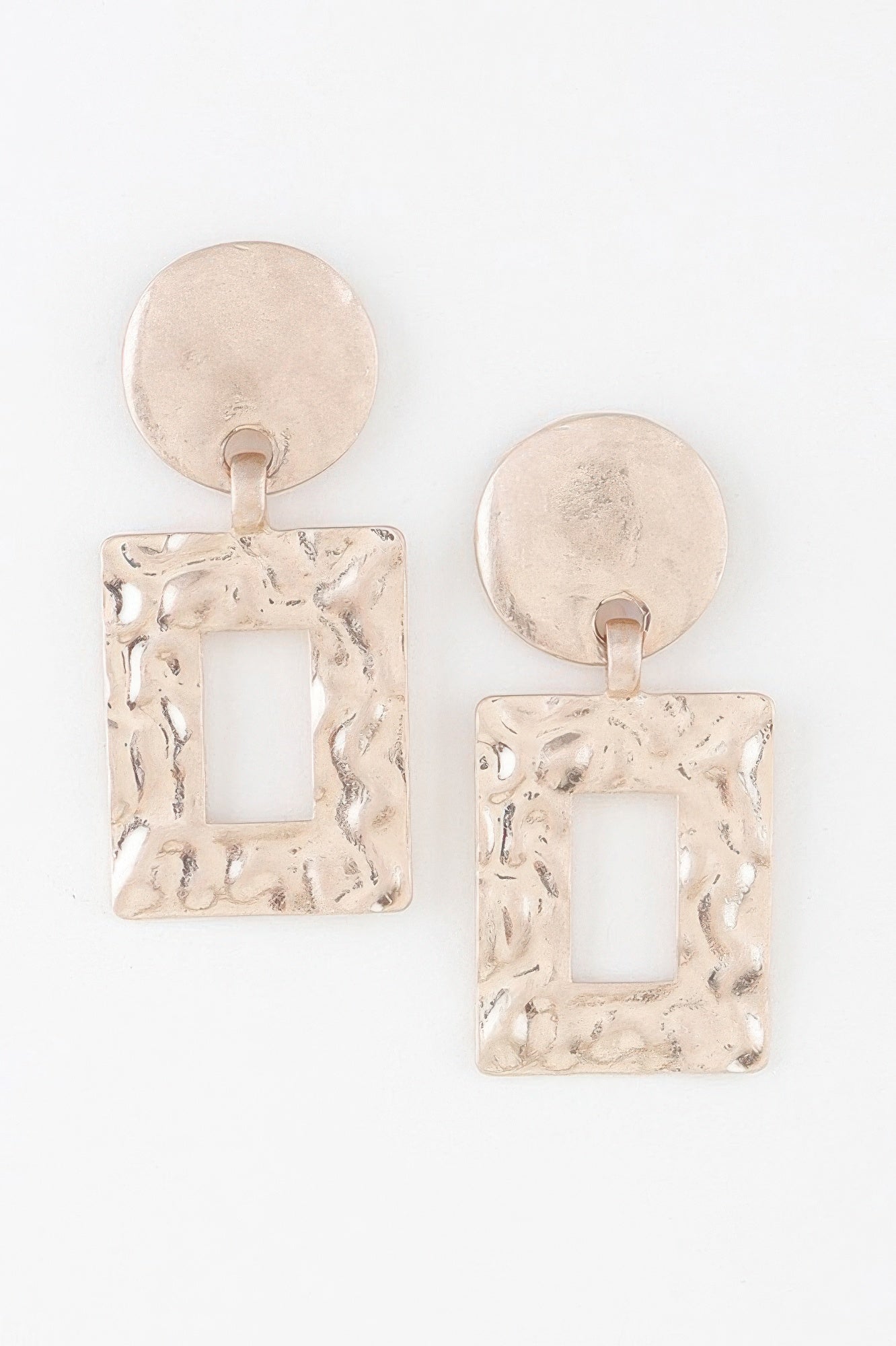 Ripple Box Frame Earrings