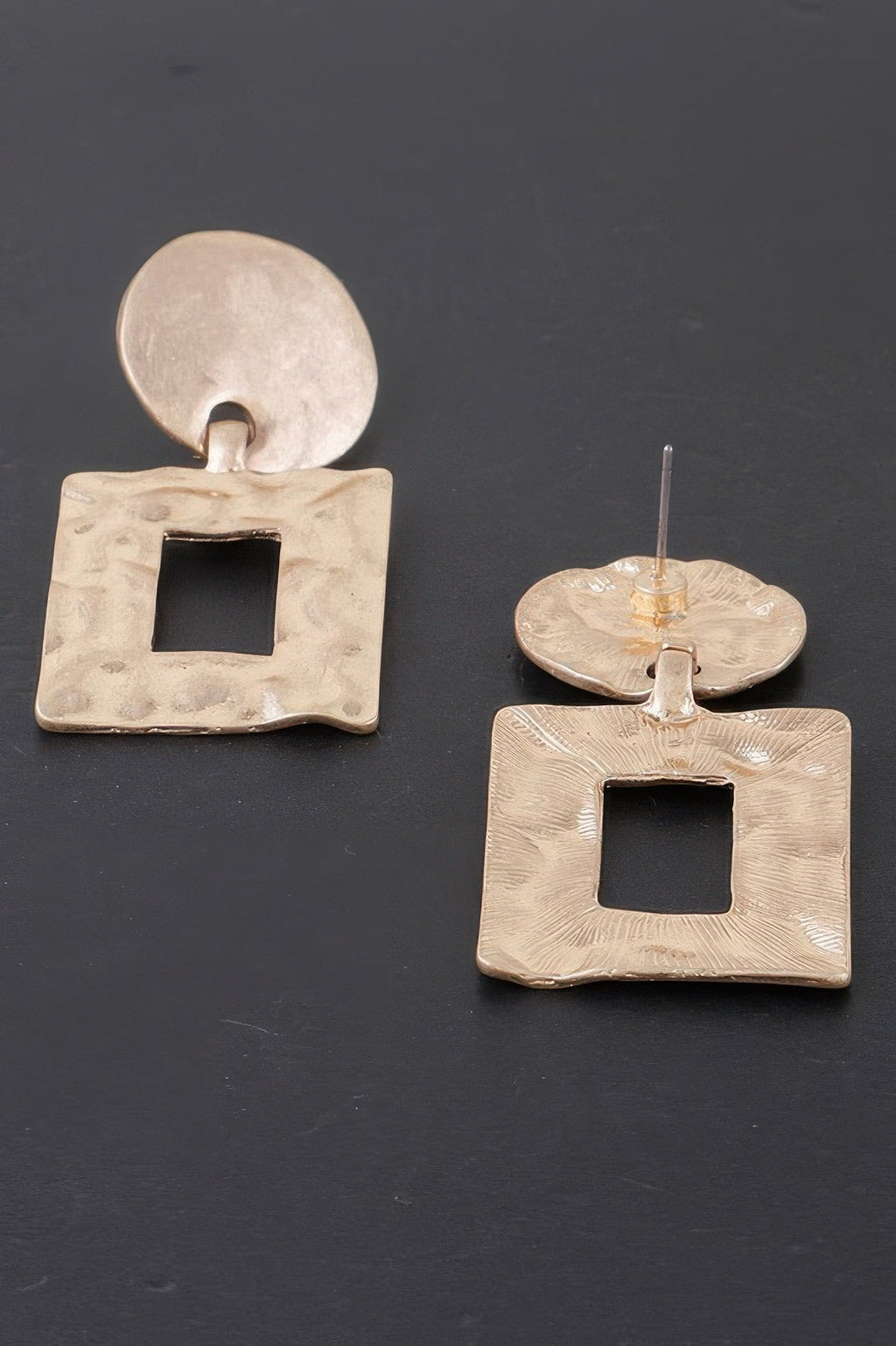 Ripple Box Frame Earrings
