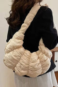 Quilted Nylon Padded Crossbody Bag