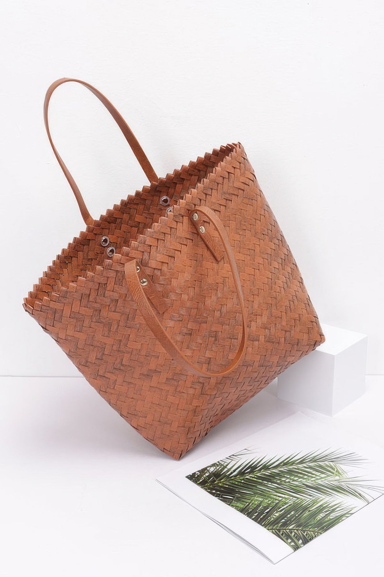 Pvc Braided Tote Bag