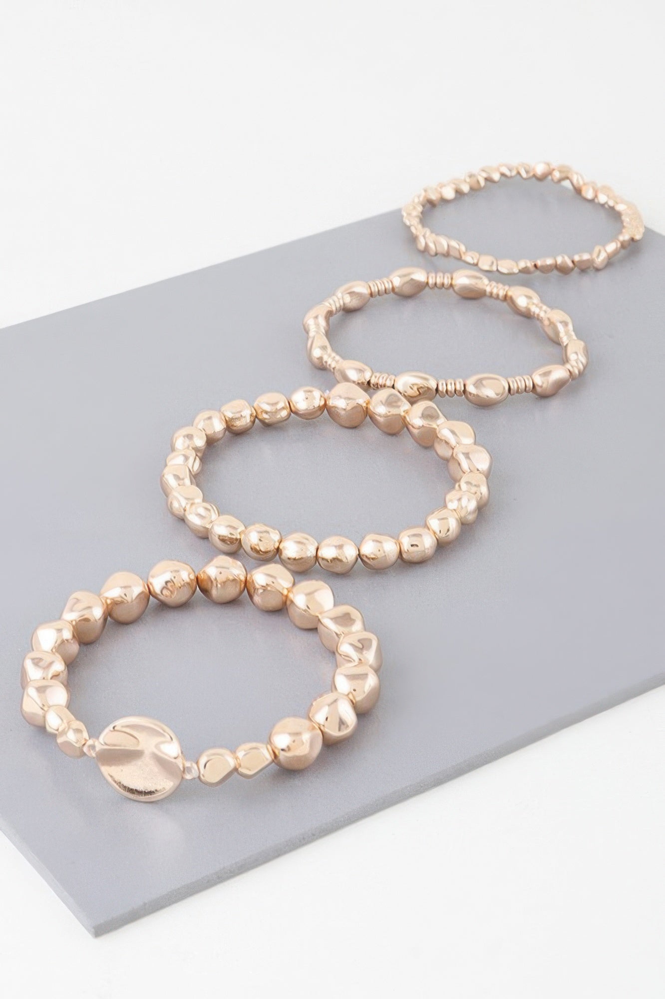 Multi Stone Beaded Bracelet