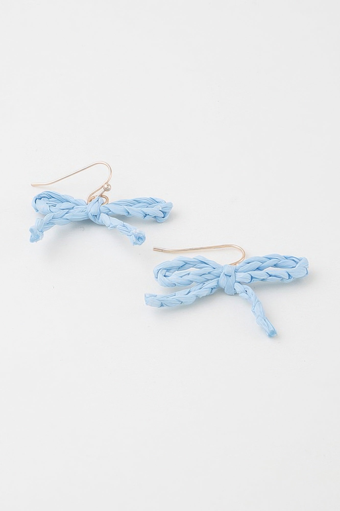 Braided Ribbon Stud Earrings