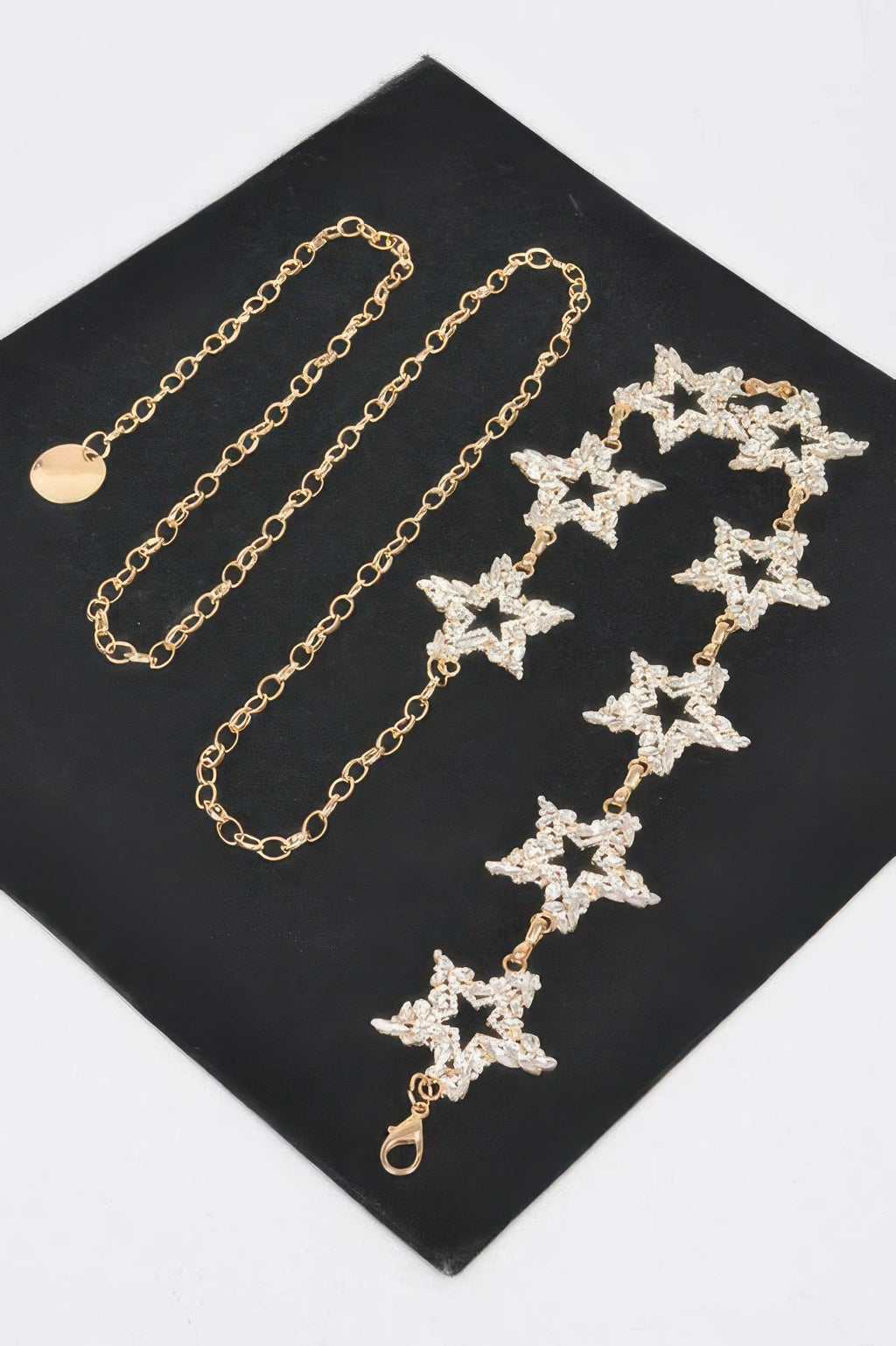 Glass Star Plus Size Chain Belt