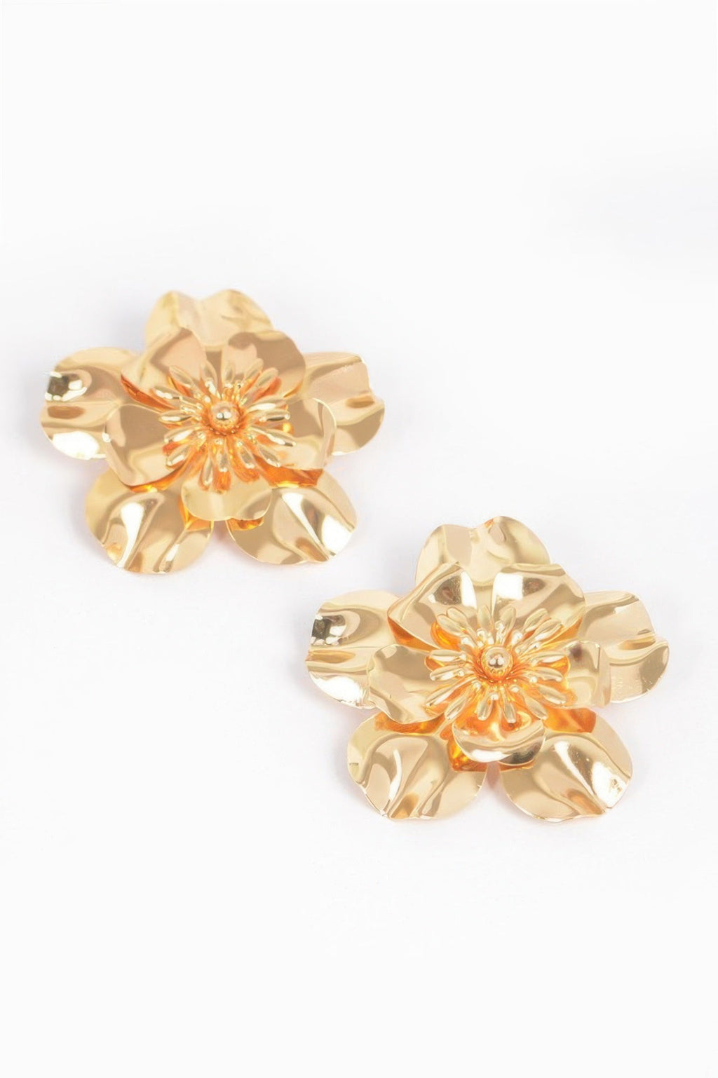 Metal Flower Earring