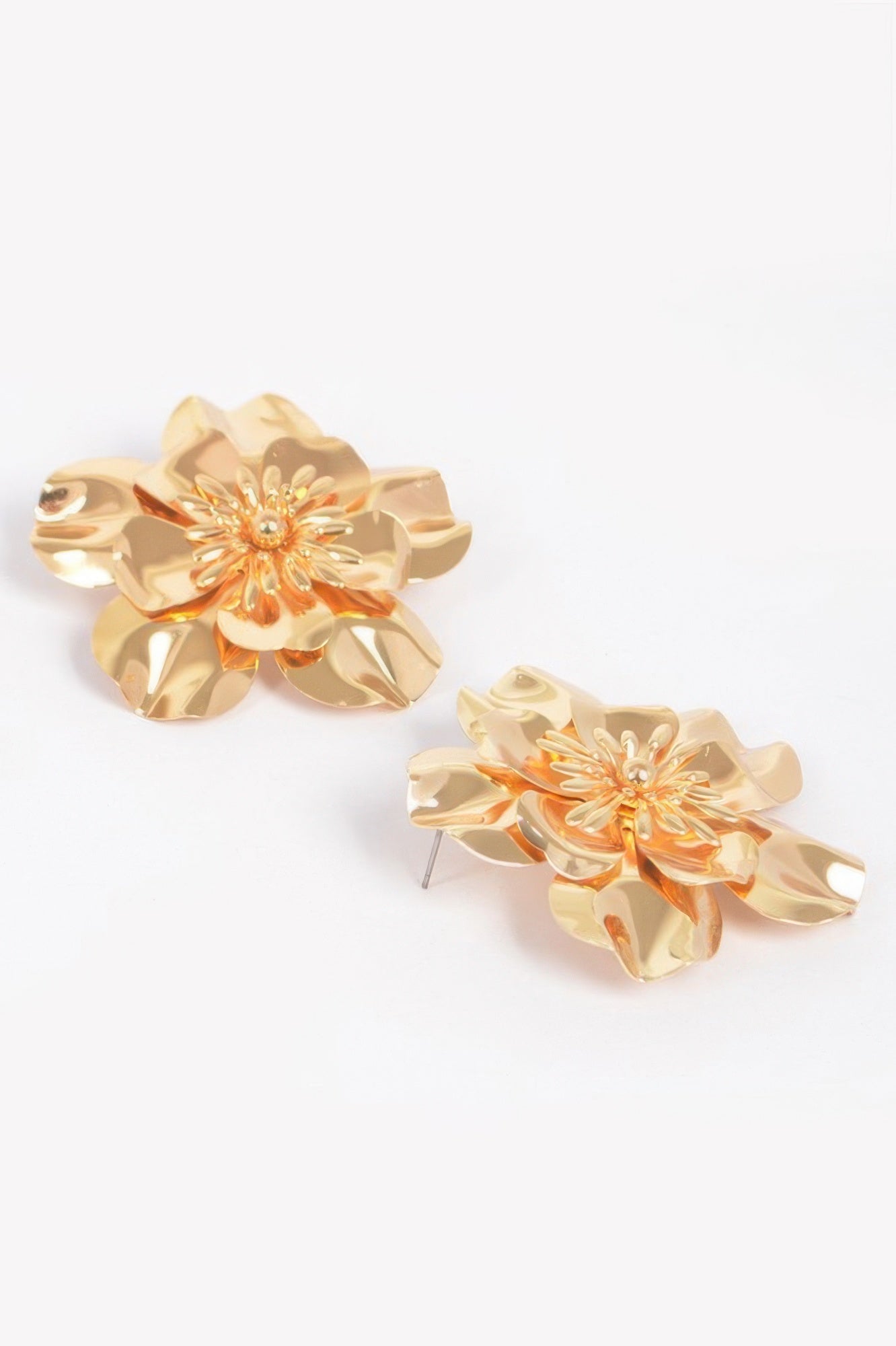 Metal Flower Earring