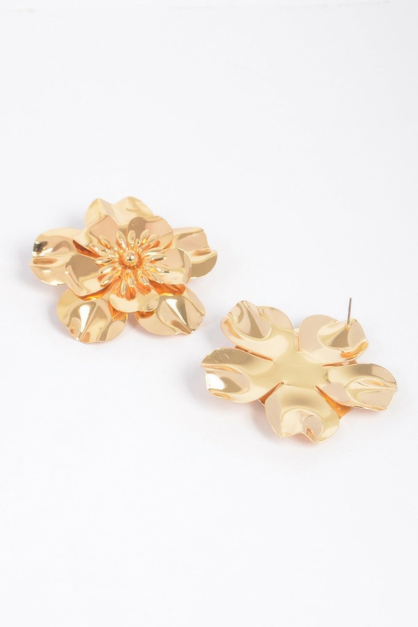 Metal Flower Earring