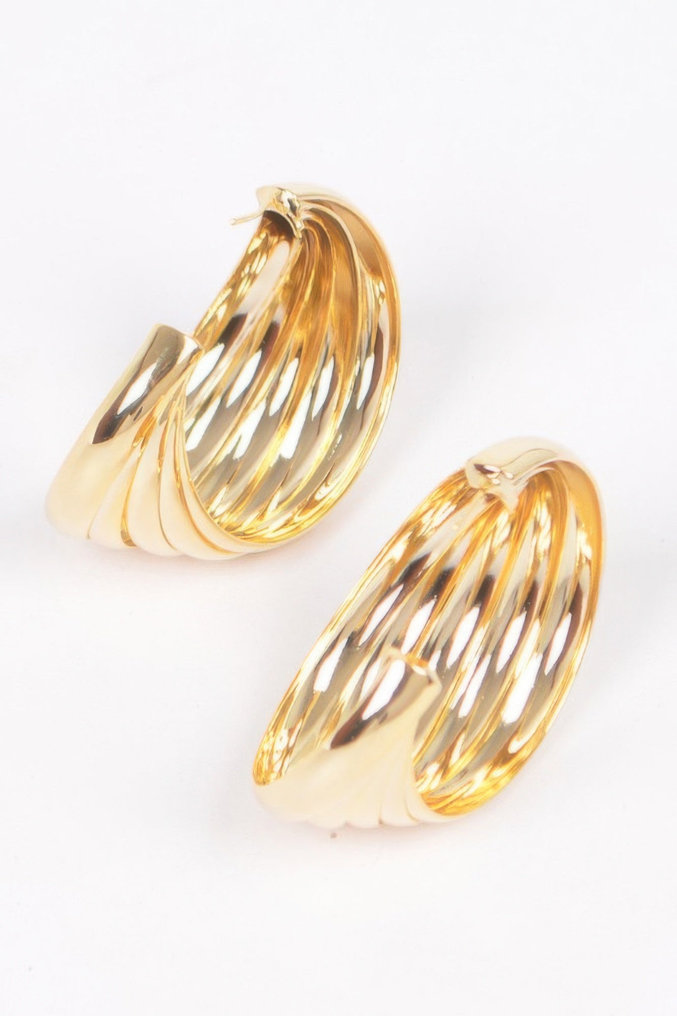 Metal Gold Plated Earring