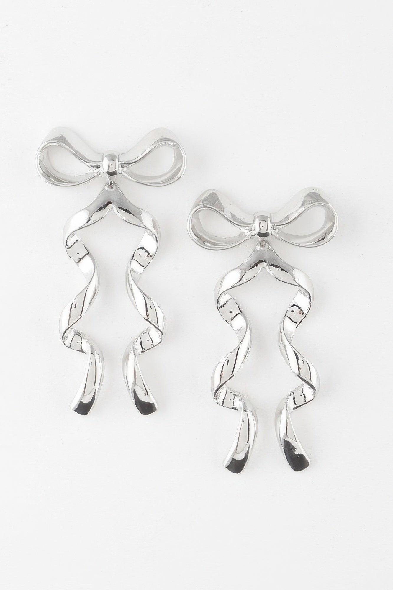 Ribbon Drop Earrings