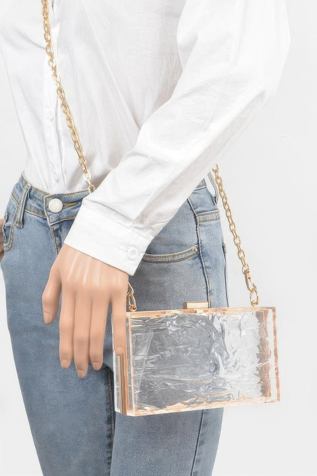 Transparent Plastic Case Clutch