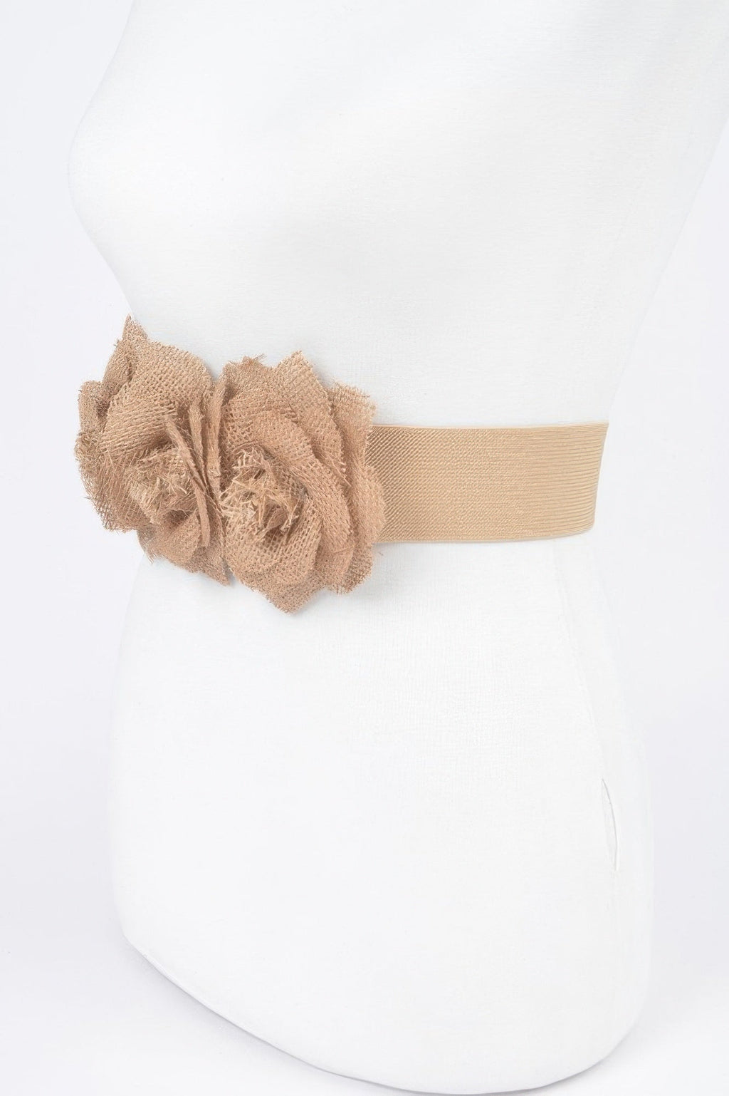 Linnen Flowers Elastic Belt