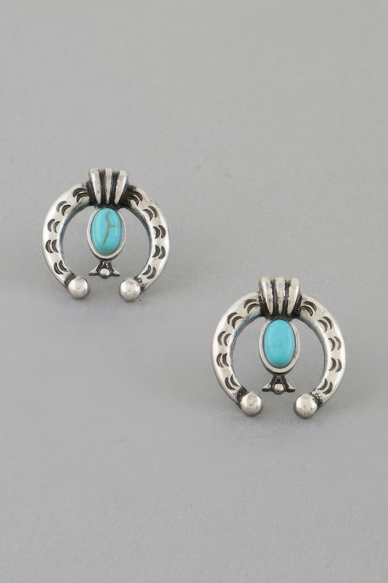 Antique Horseshoe Stud Earrings