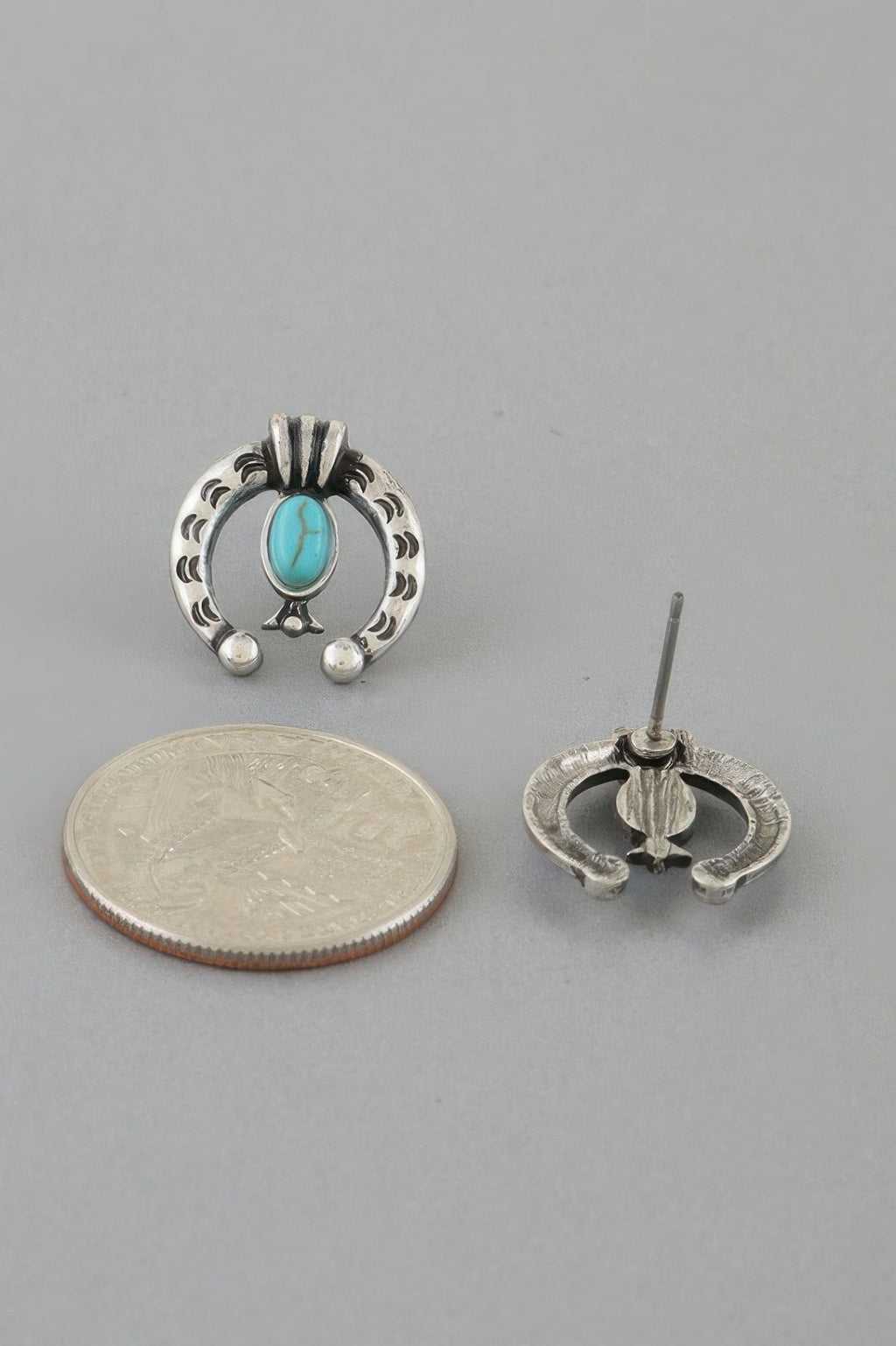 Antique Horseshoe Stud Earrings