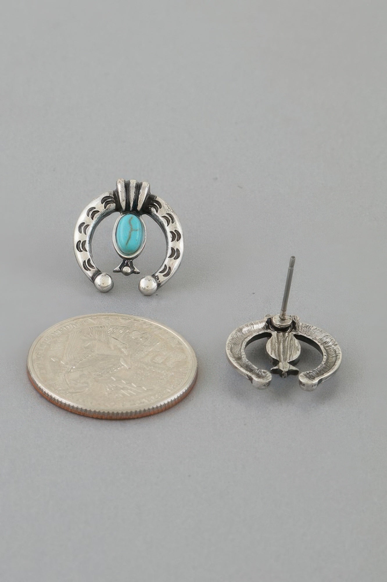 Antique Horseshoe Stud Earrings