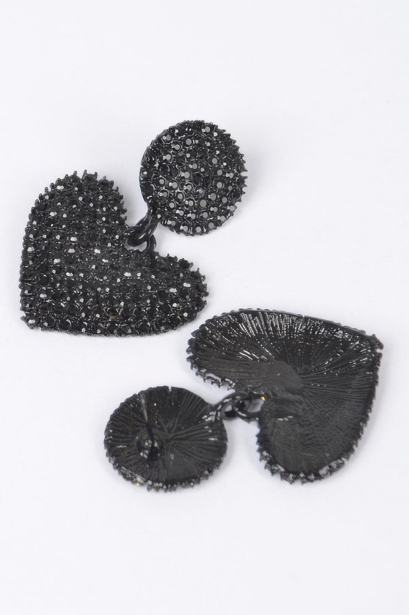 Heart Rhinestone Earrings