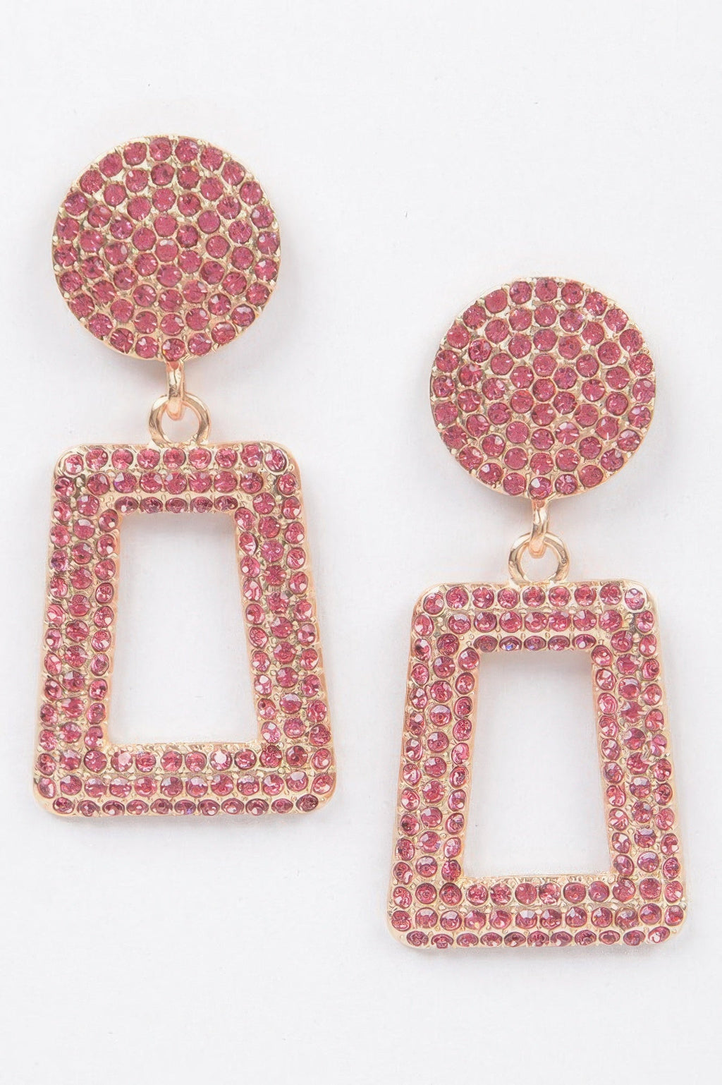 Glittered Beads Drop Earrings