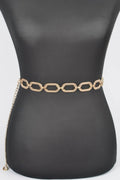 Oval Metal Plus Size Chain Belt