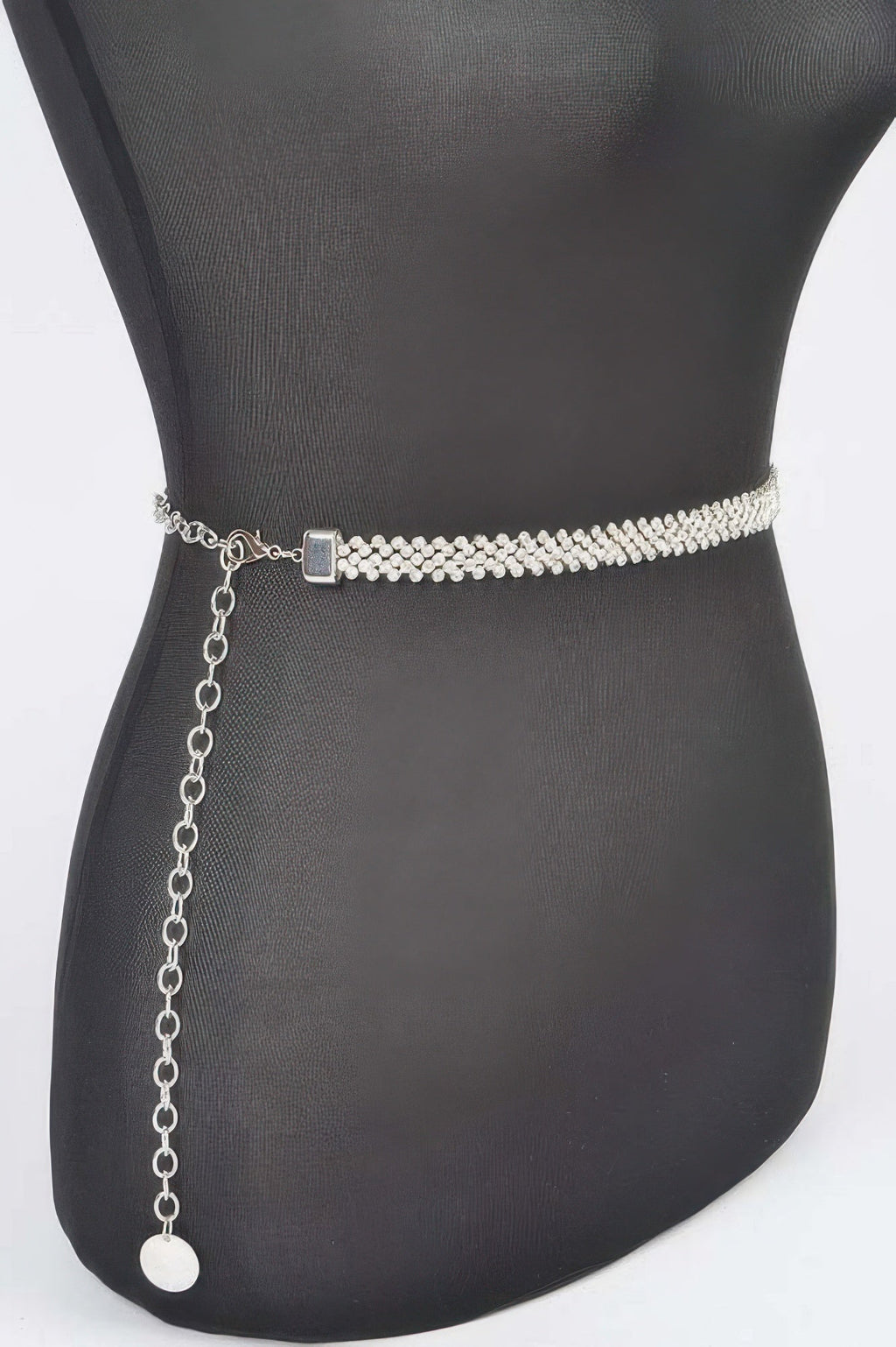 Rhinestone Plus Size Chain Belt