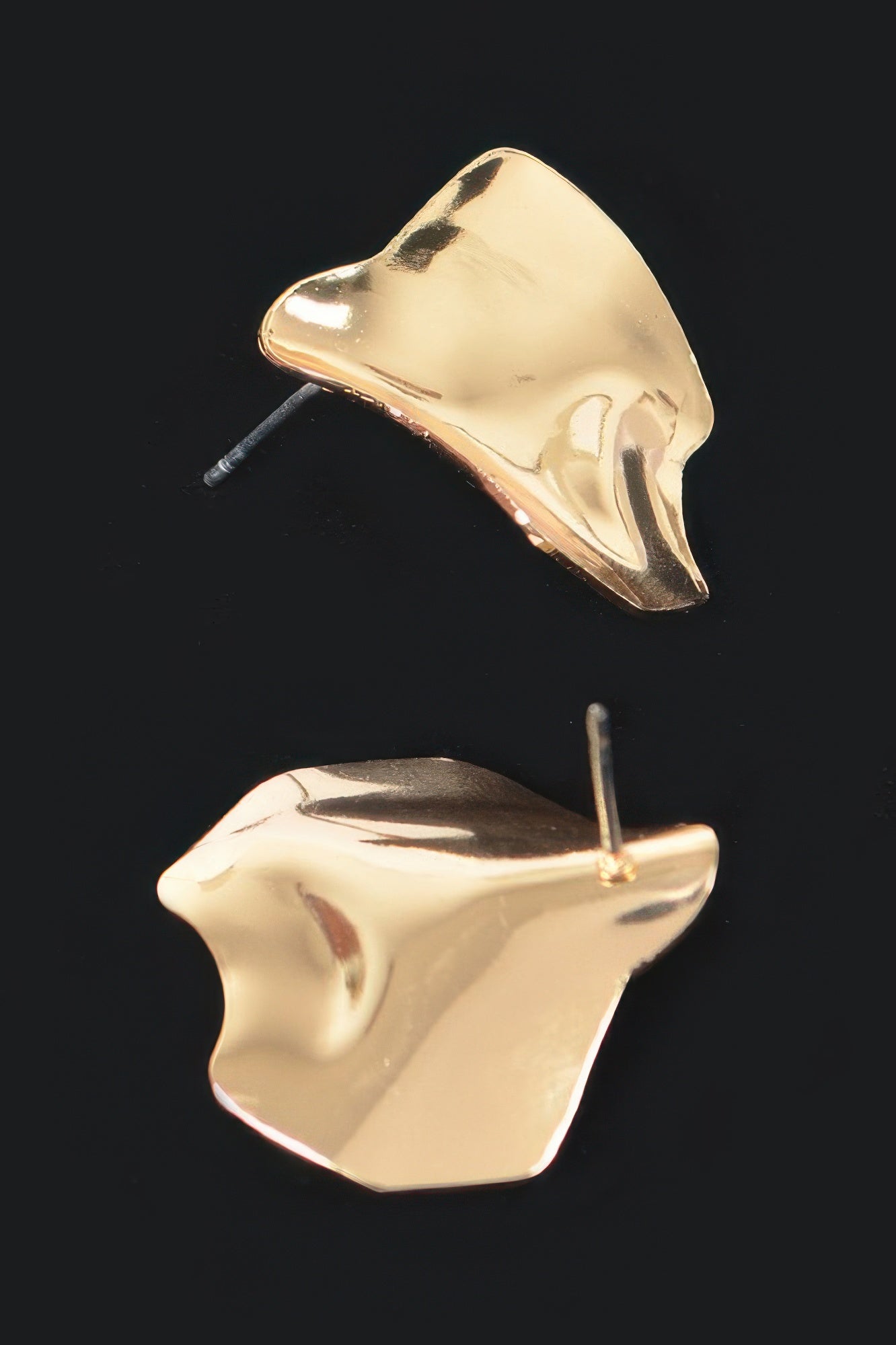 Hammered Metal Earring