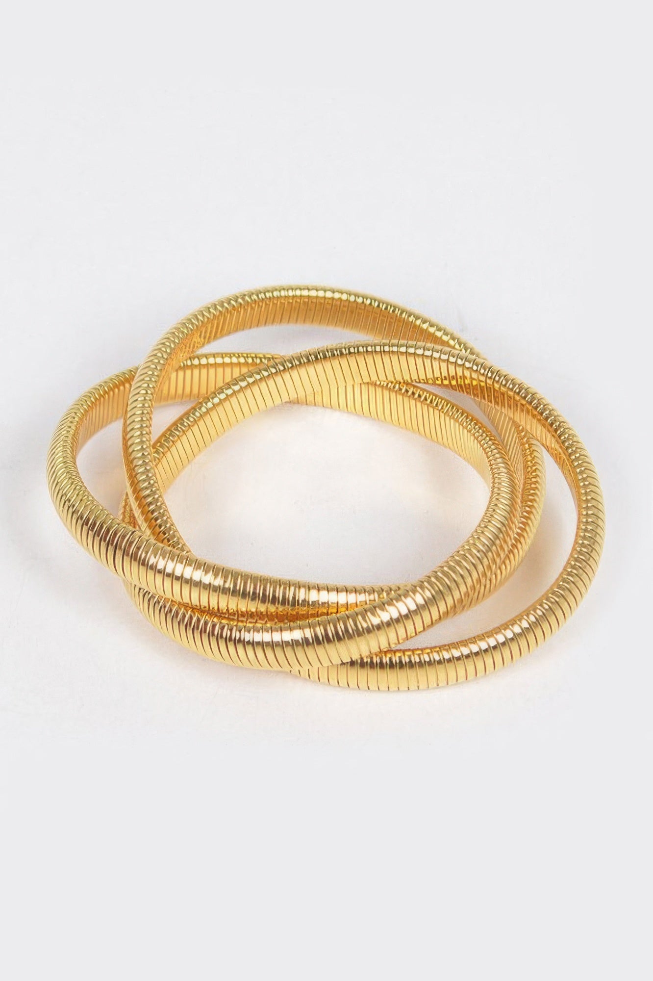 Aluminum Triple Stretch Chain Bracelet