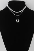 Multi Open Heart Necklace