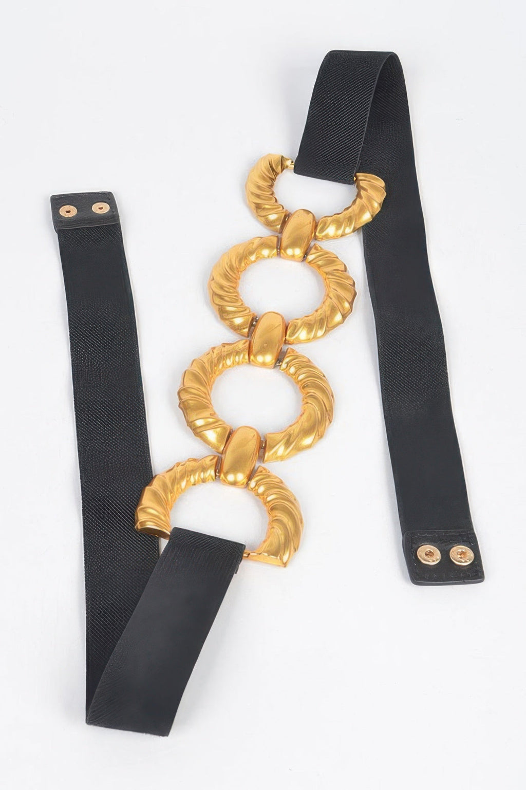 Multi Metal Buckle Elastic Plus Size Belt