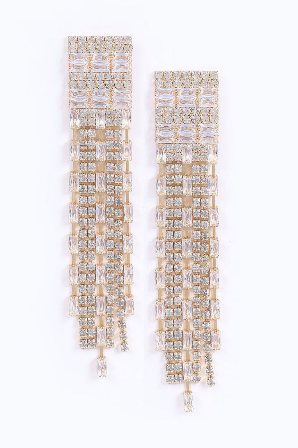 Rhinestone Tassle Earring