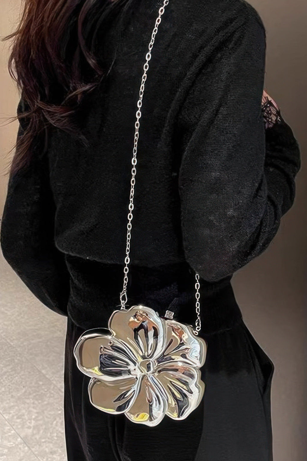 Metallic Acrylic Clutch