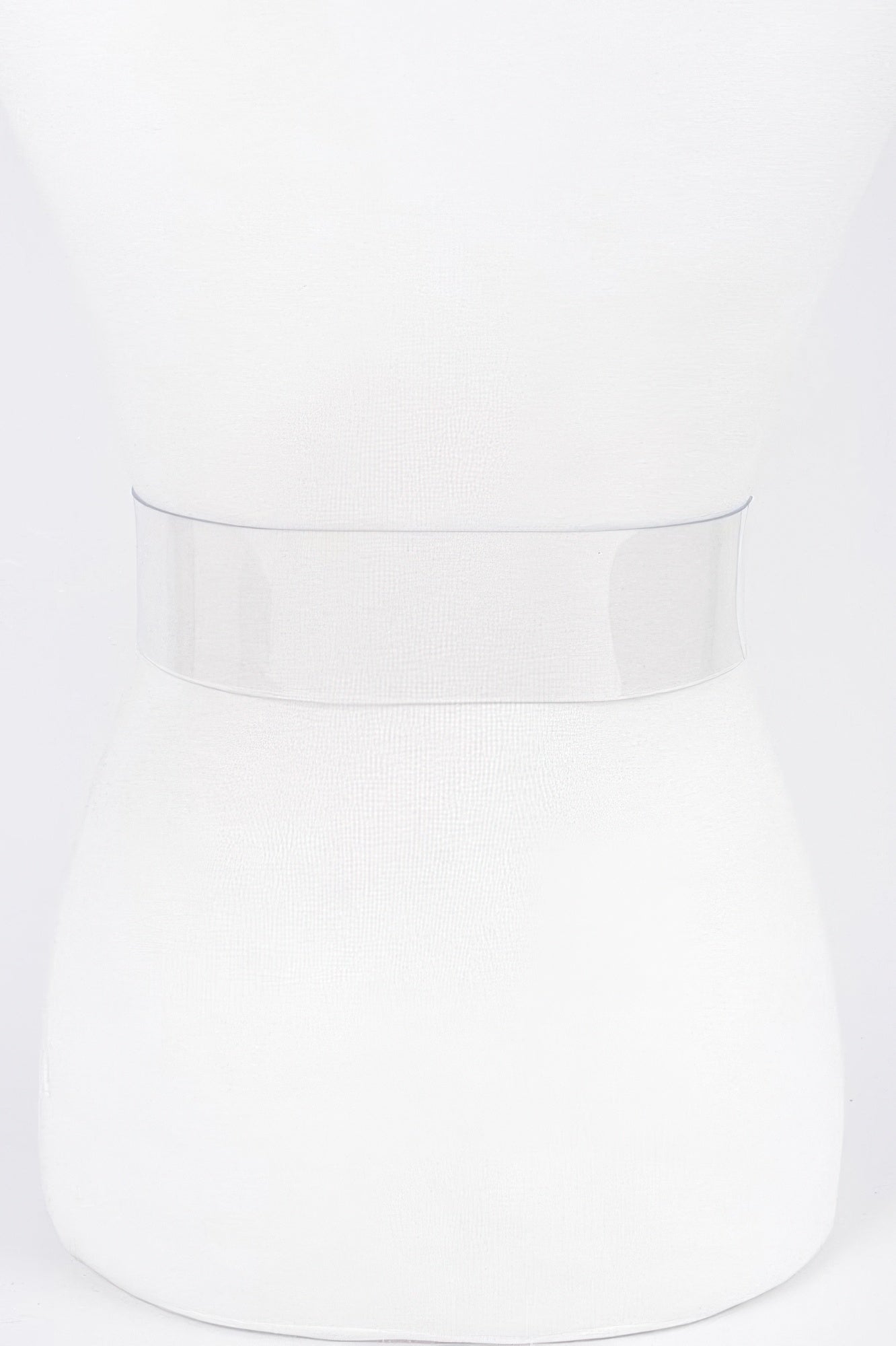 Metal Buckle Transparent Belt