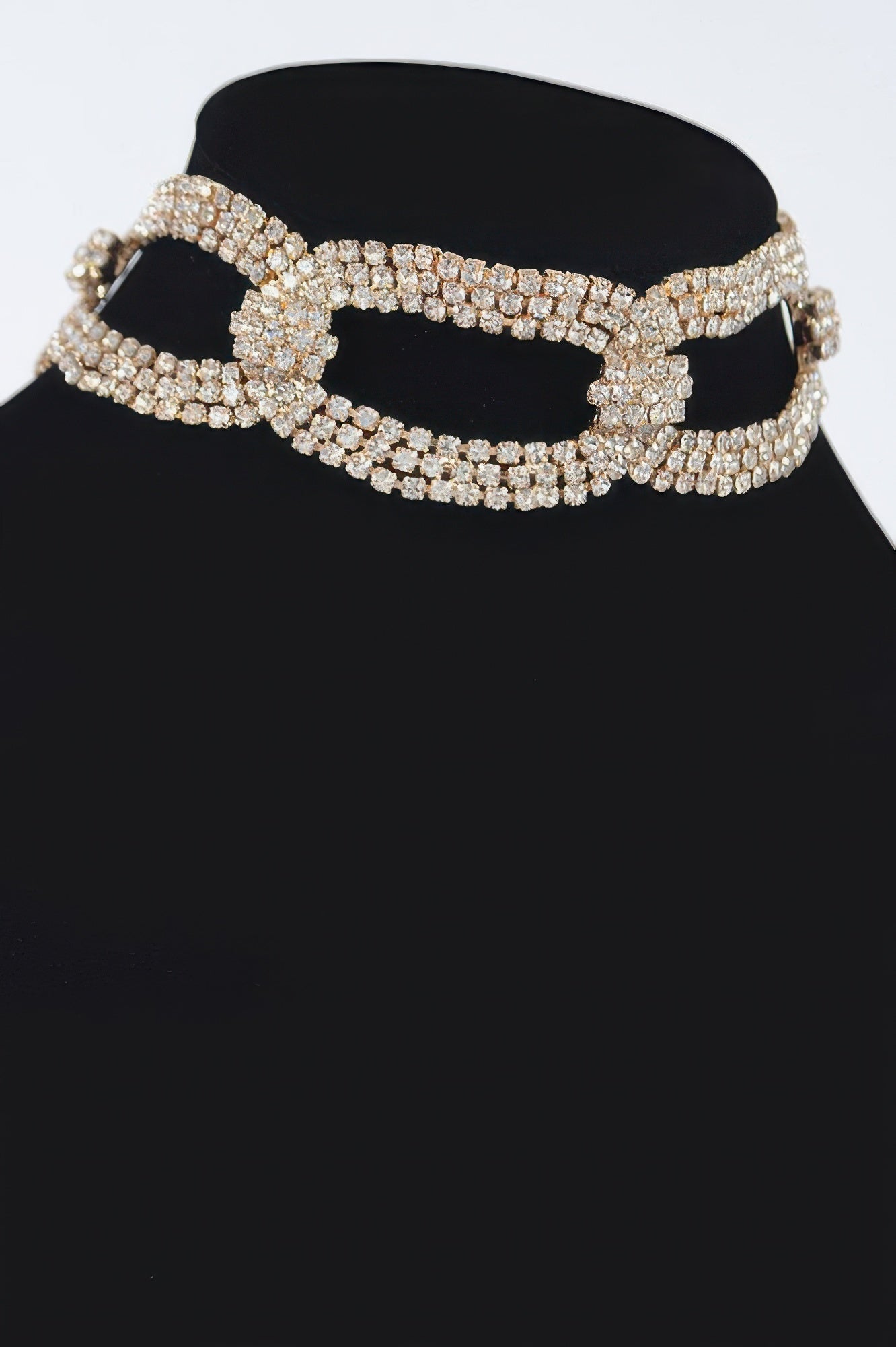 Rhinestone Chain Choker