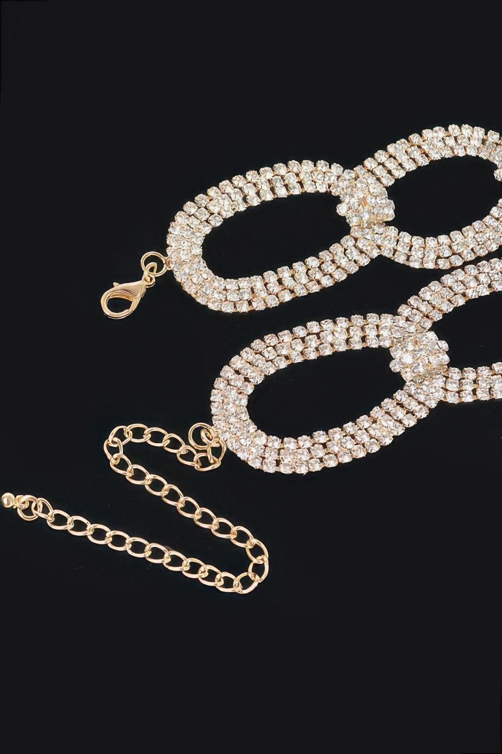 Rhinestone Chain Choker