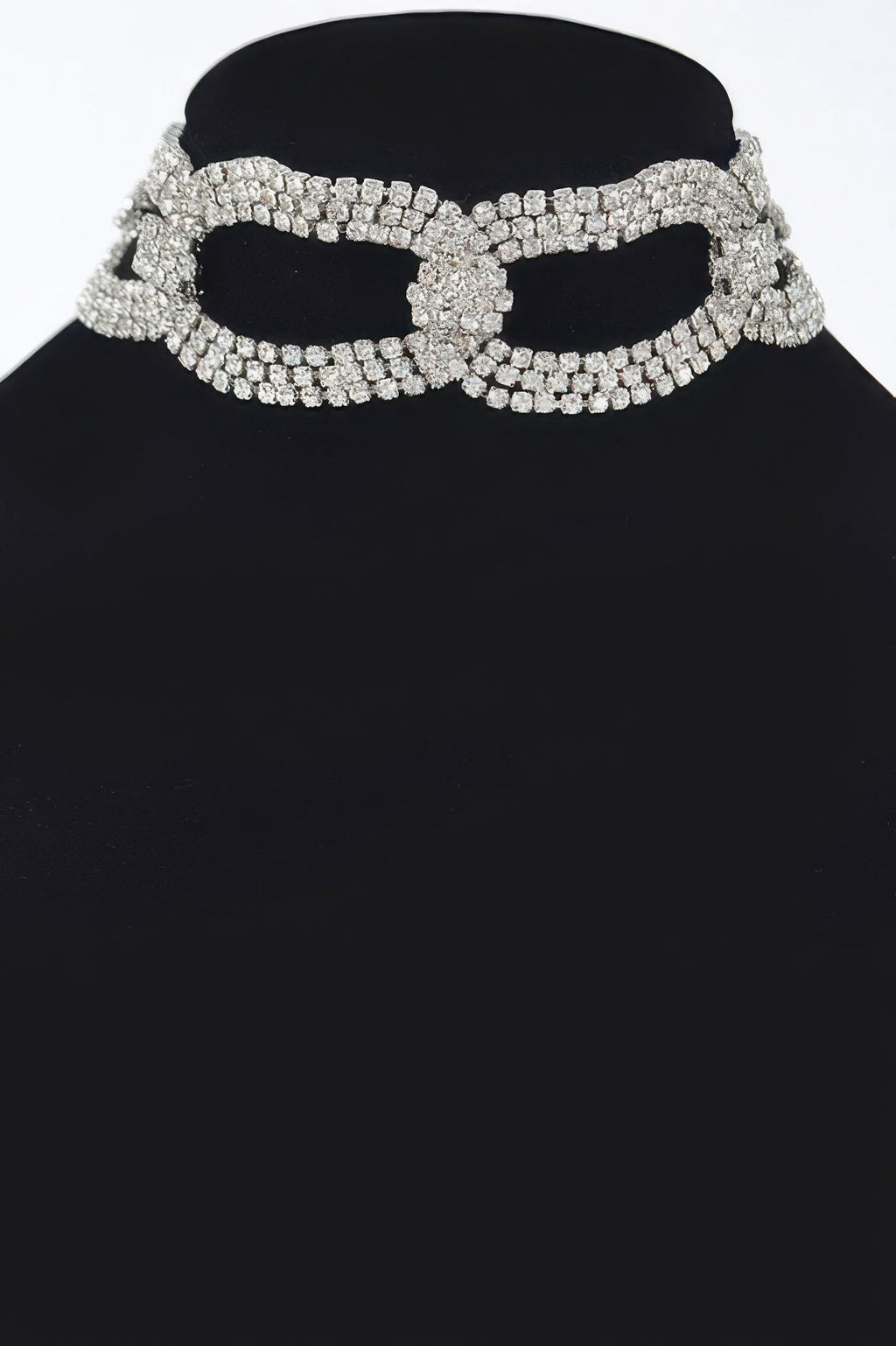 Rhinestone Chain Choker