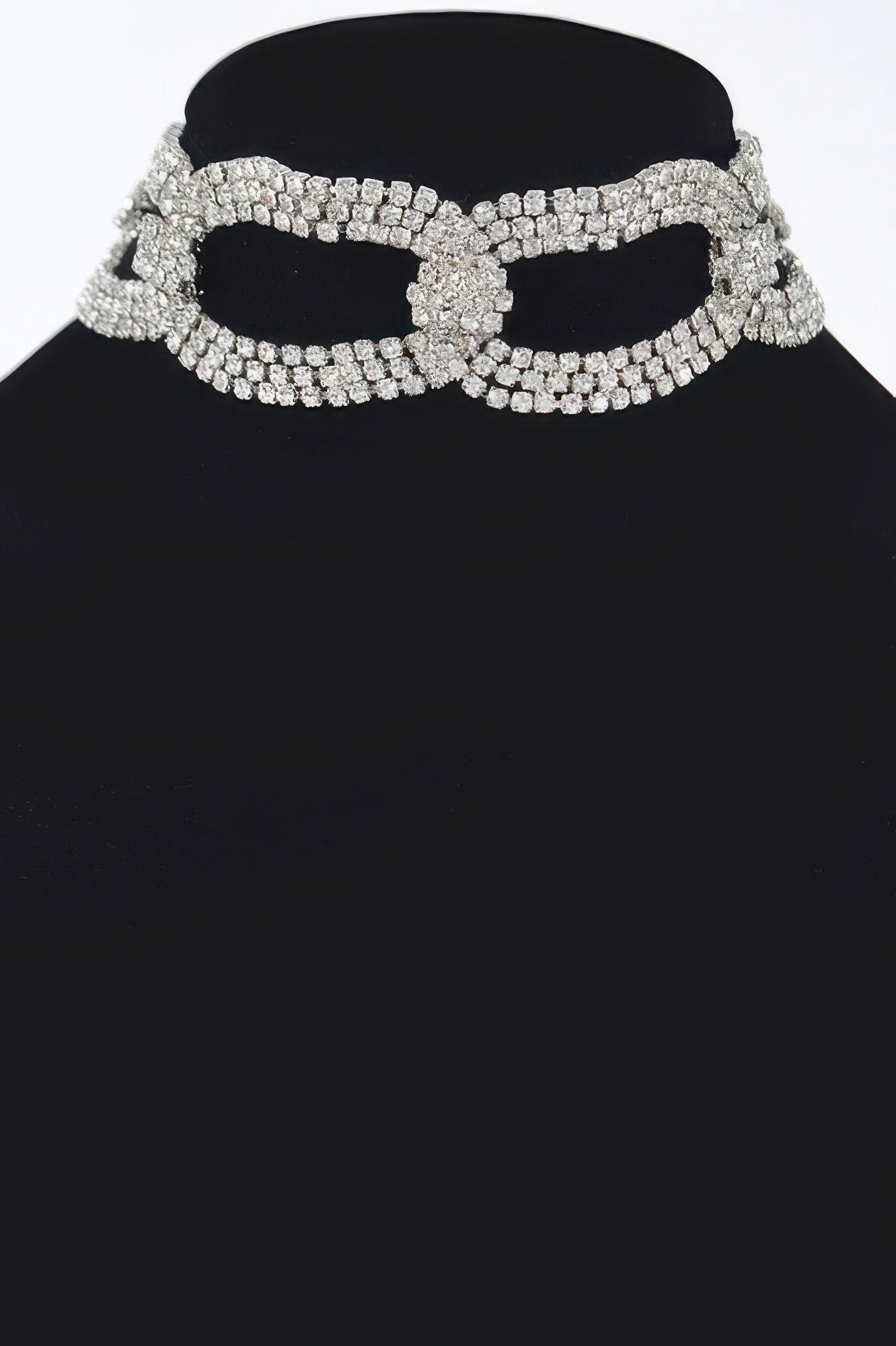 Rhinestone Chain Choker