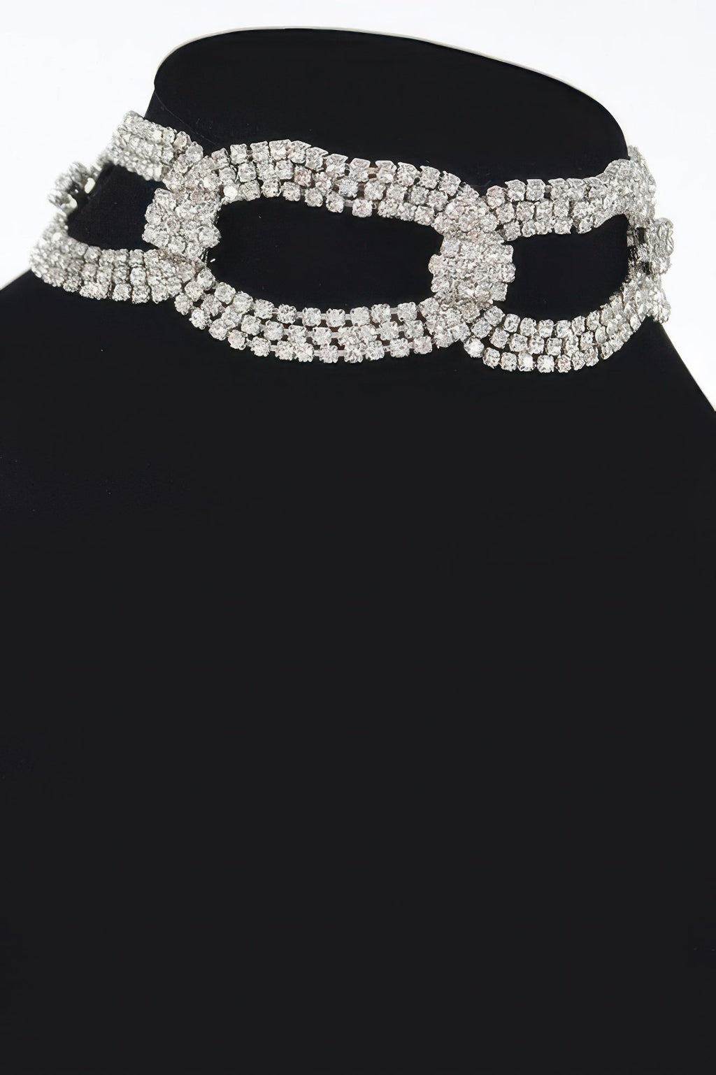 Rhinestone Chain Choker