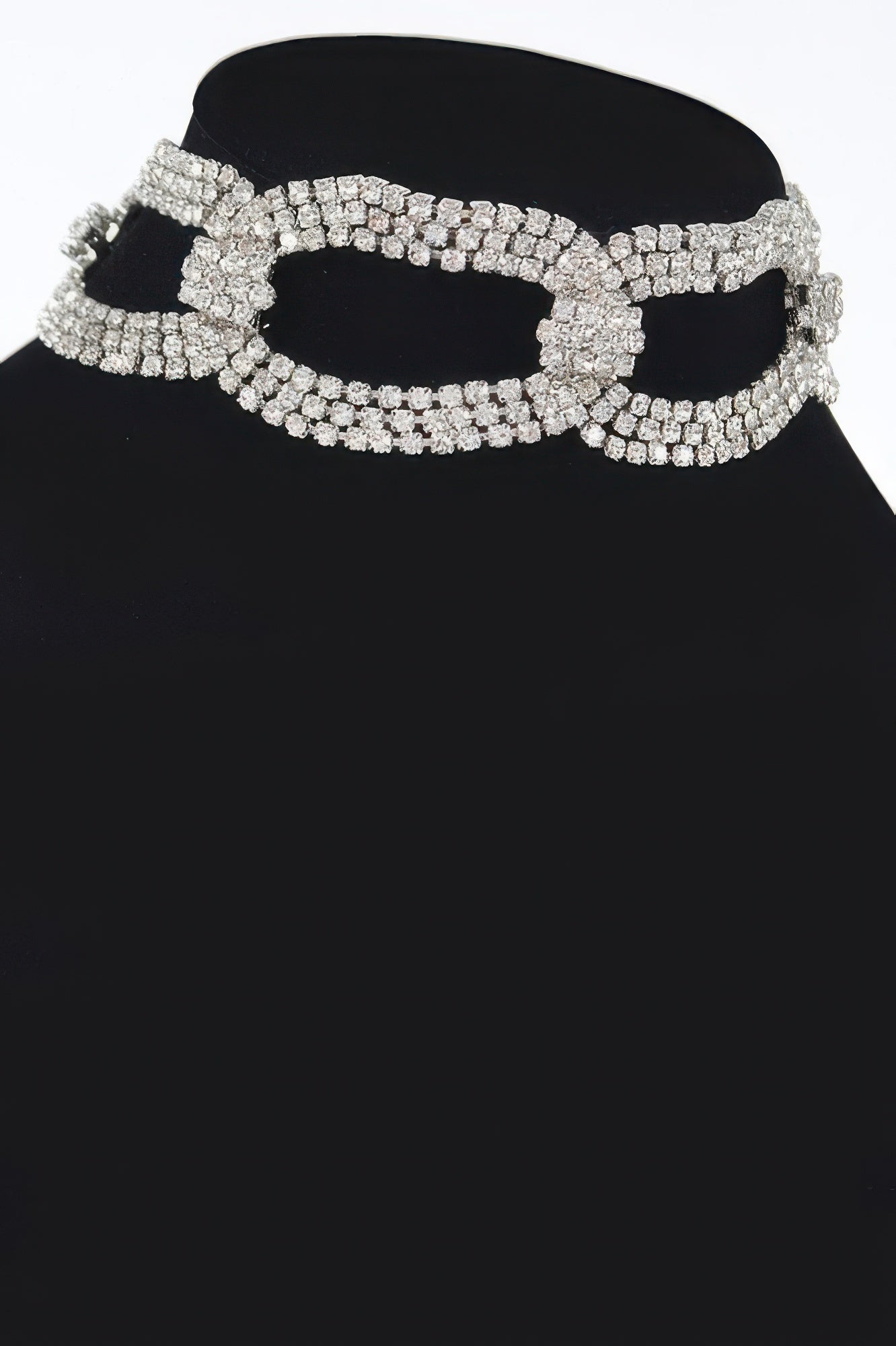 Rhinestone Chain Choker