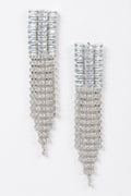 Cubic And Stone Fringe Earring
