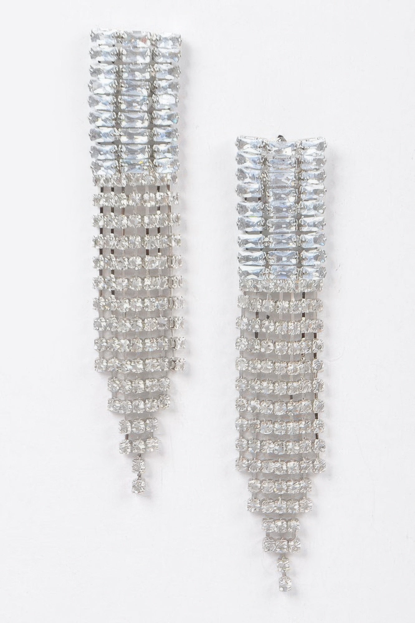 Cubic And Stone Fringe Earring