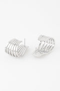 Open Cage Hoop Earrings