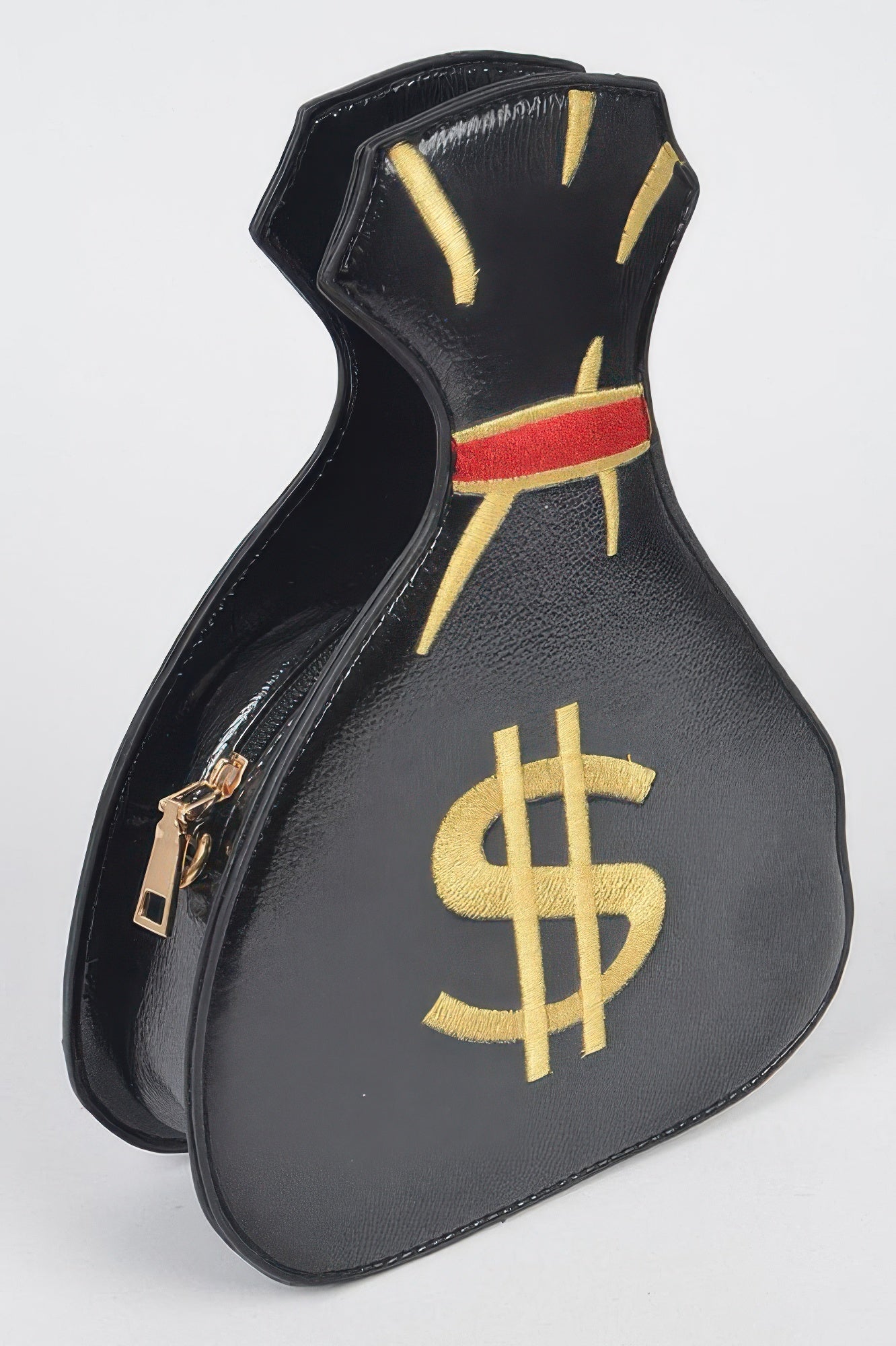 Money Bag Shiny Clutch