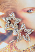 Rhinestone Star Earrings