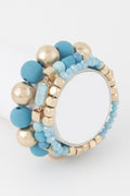 Multi Stone Beaded Bracelet