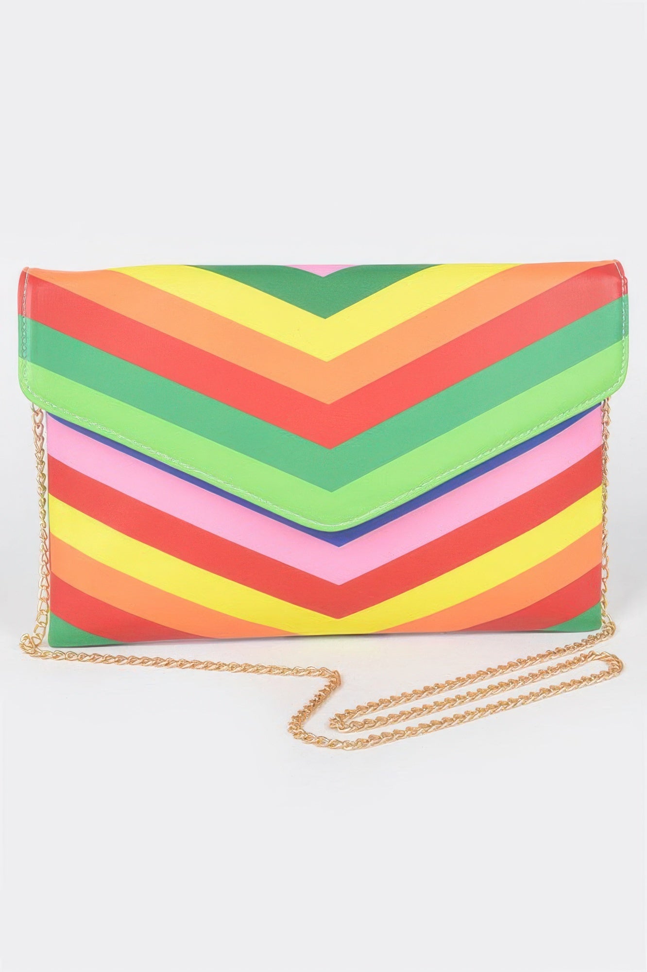 Multi Color Envelope Clutch