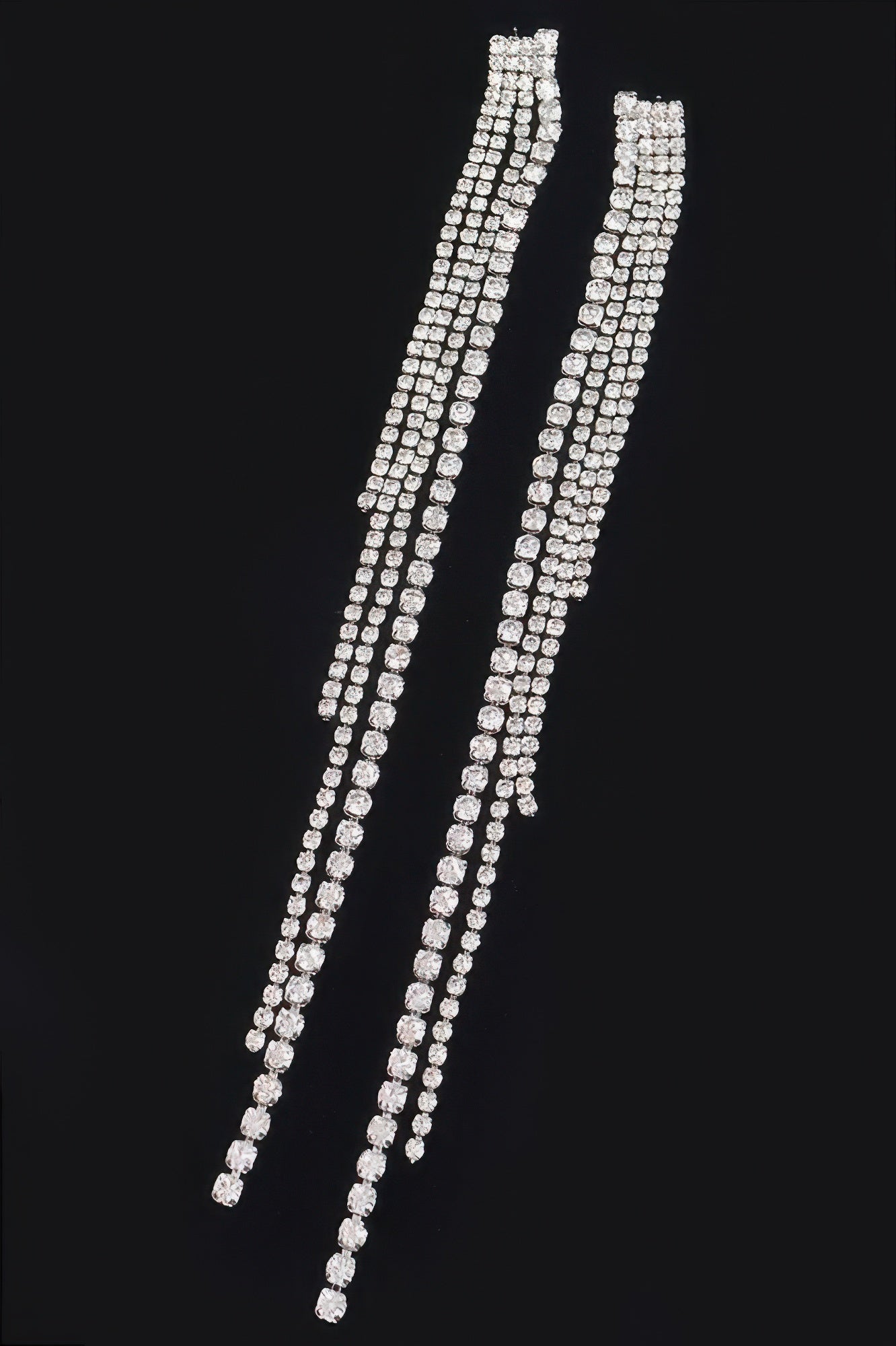 Rhinestone String Earring